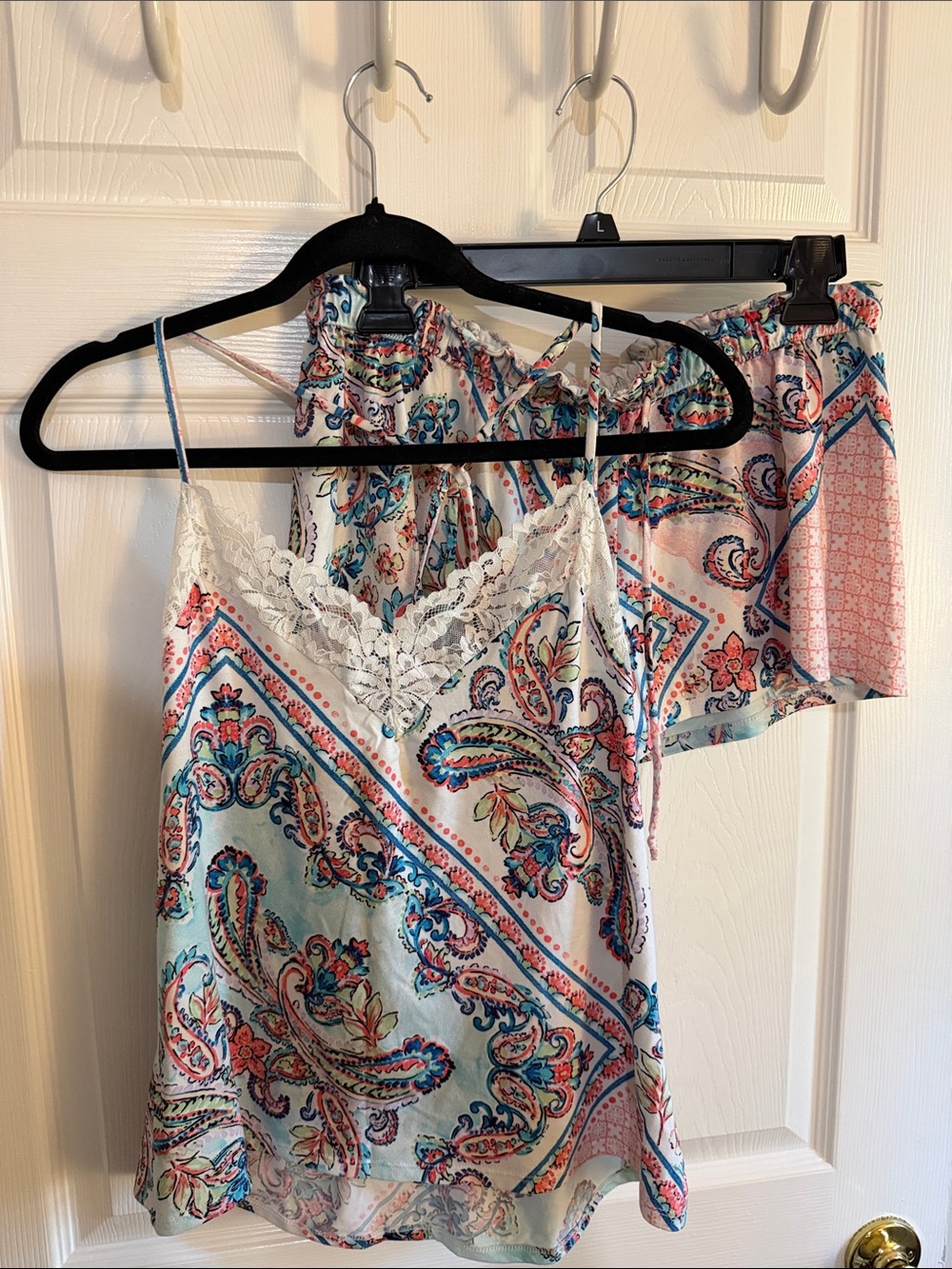 In Bloom Paisley Pajama Set - NEVER WORN